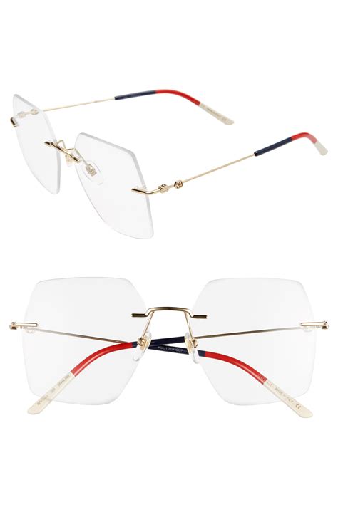 gucci rimless glasses|gucci rimless glasses china.